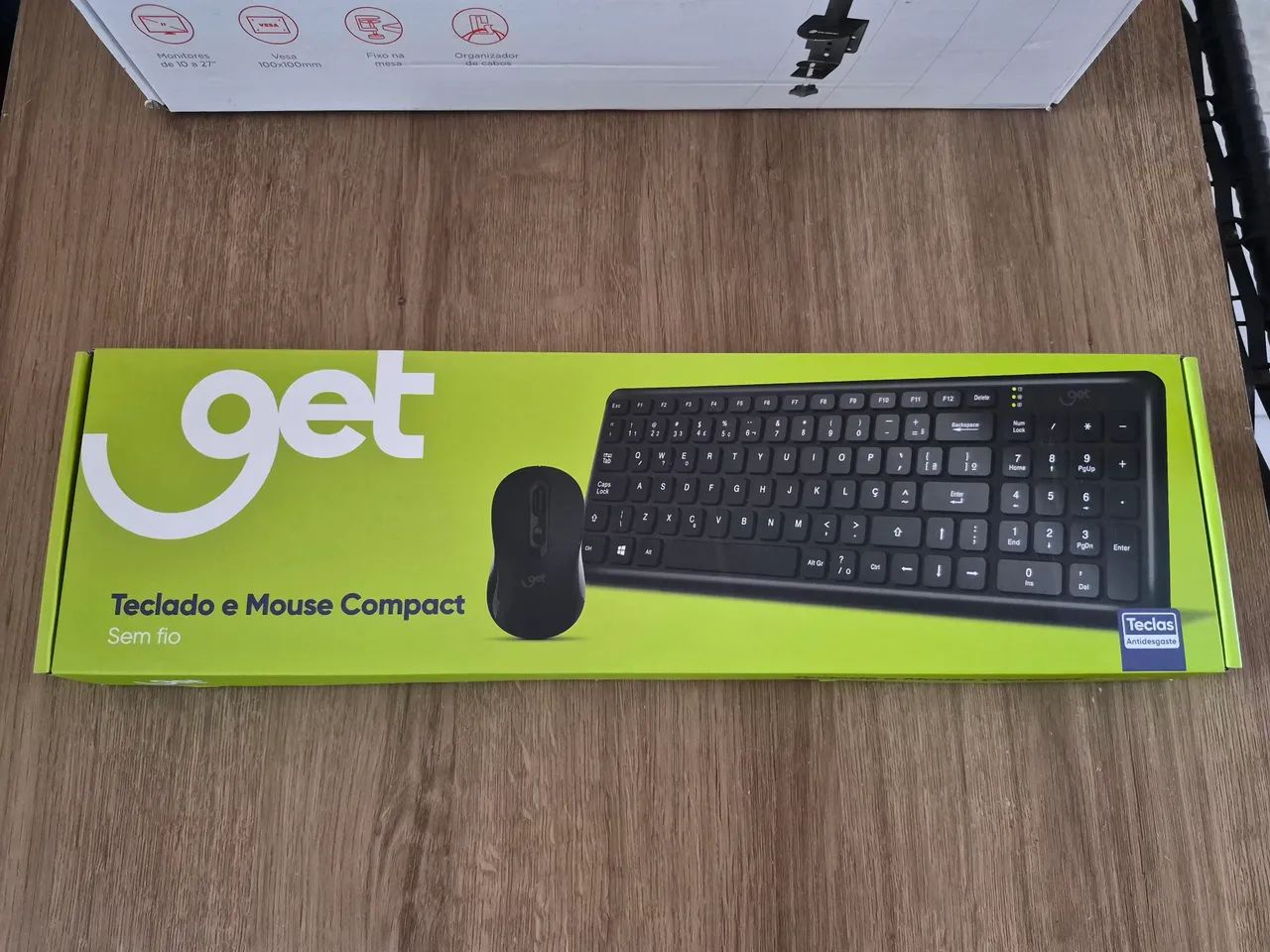 Teclado e Mouse Compact da Get.<br>Conectividade sem fio - Foto 2