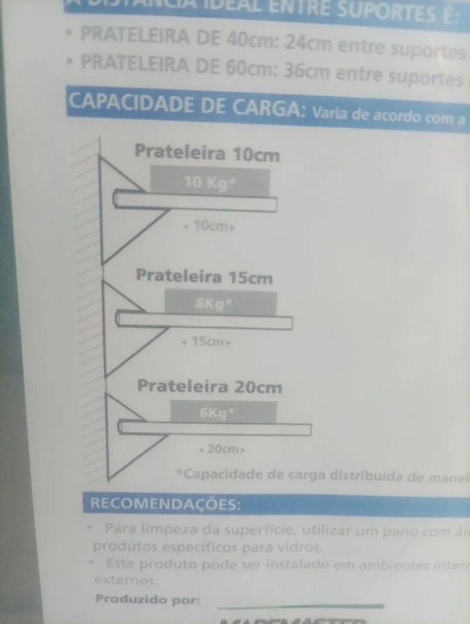 Prateleira reta 15x40  - Foto 4