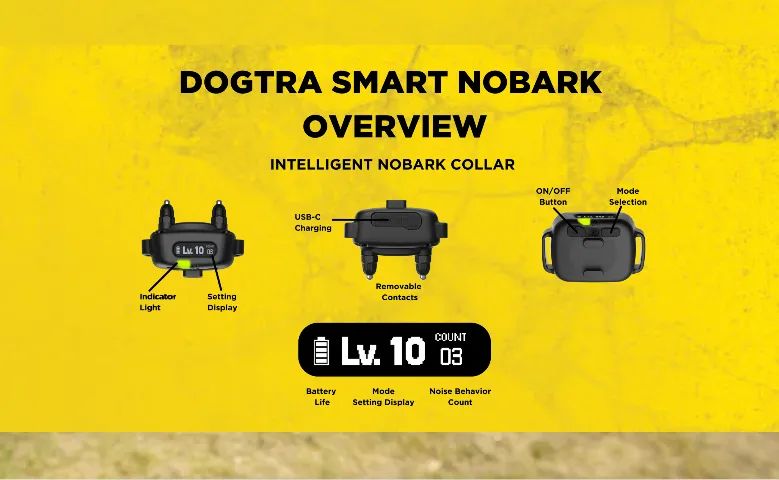 Dogtra Smart NoBark Training Collar – Professional Technology64993722268545124
