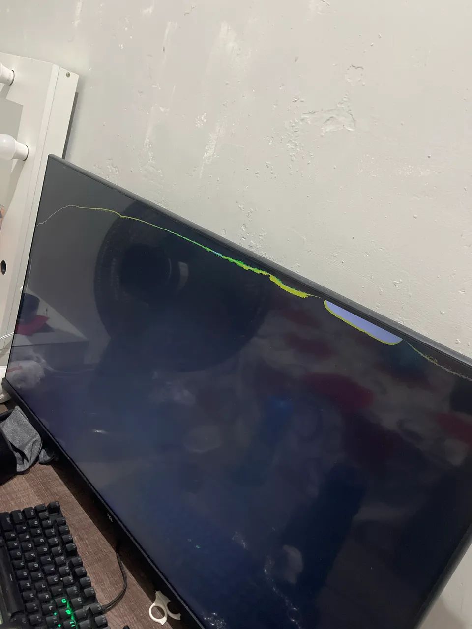 Tv com tela queimada 