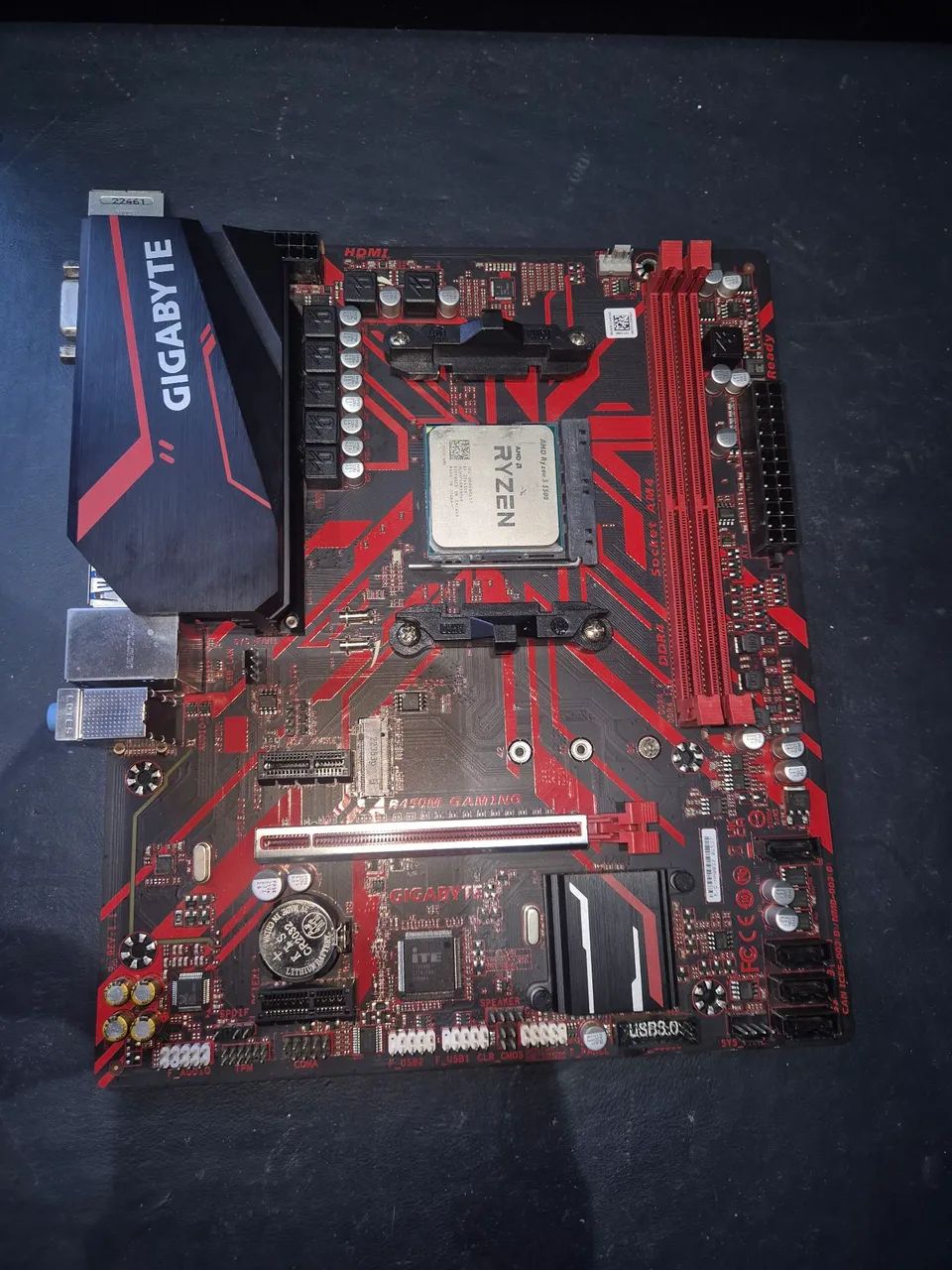 Kit Placa mãe + Processador + Air Cooler