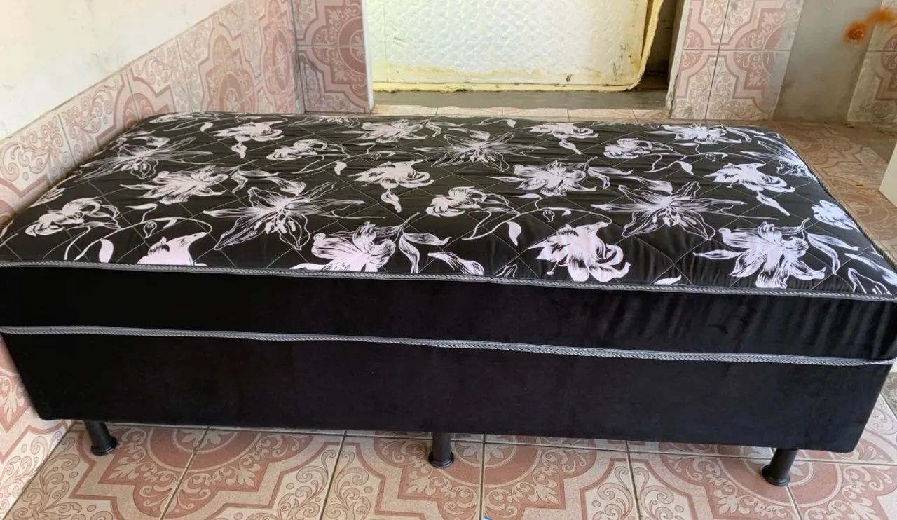 Cama Box Solteiro Completa com Colchão de 20Cm  - Foto 2
