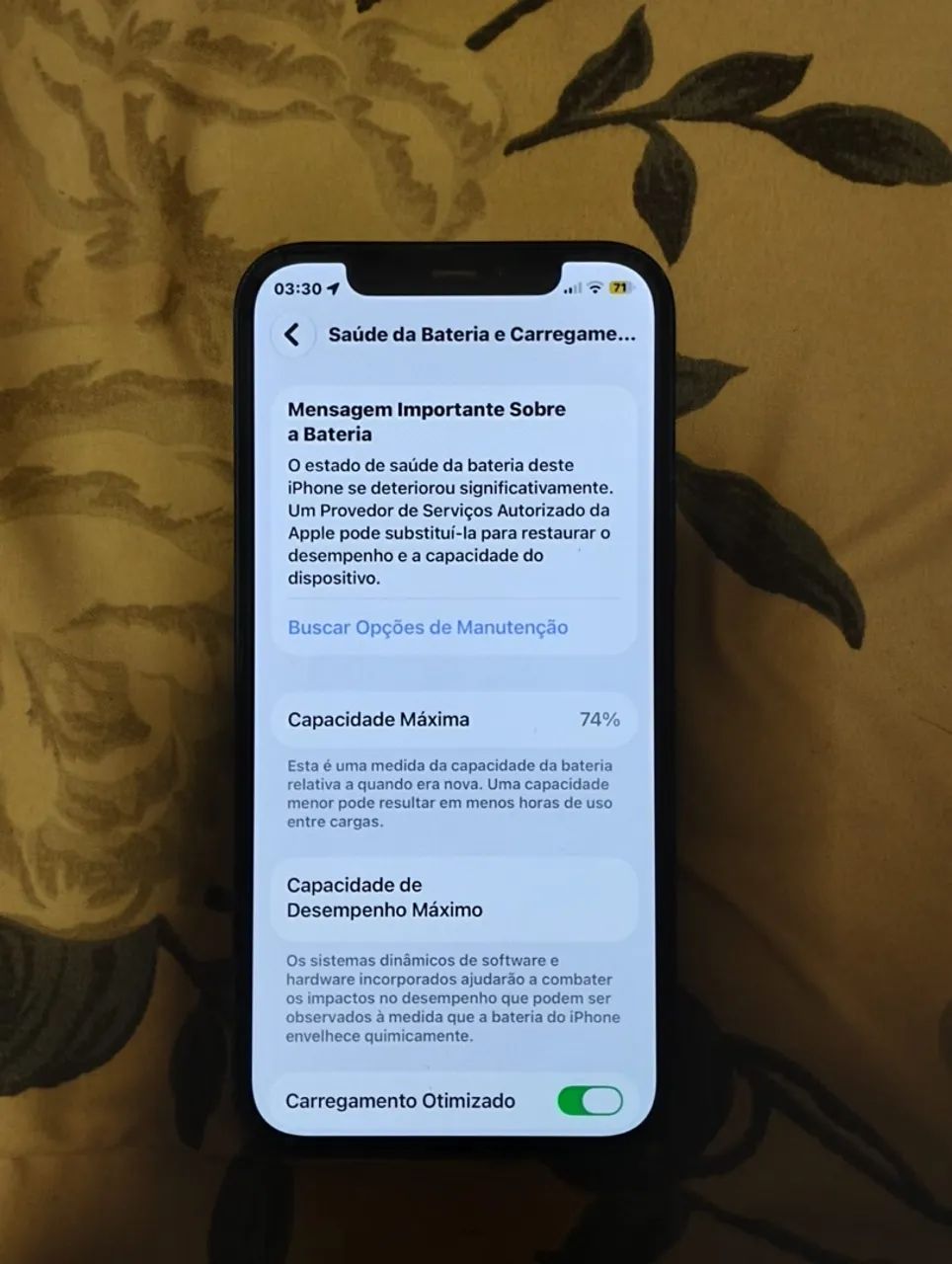 Vendo iPhone 12 com a traseira trincada  - Foto 2