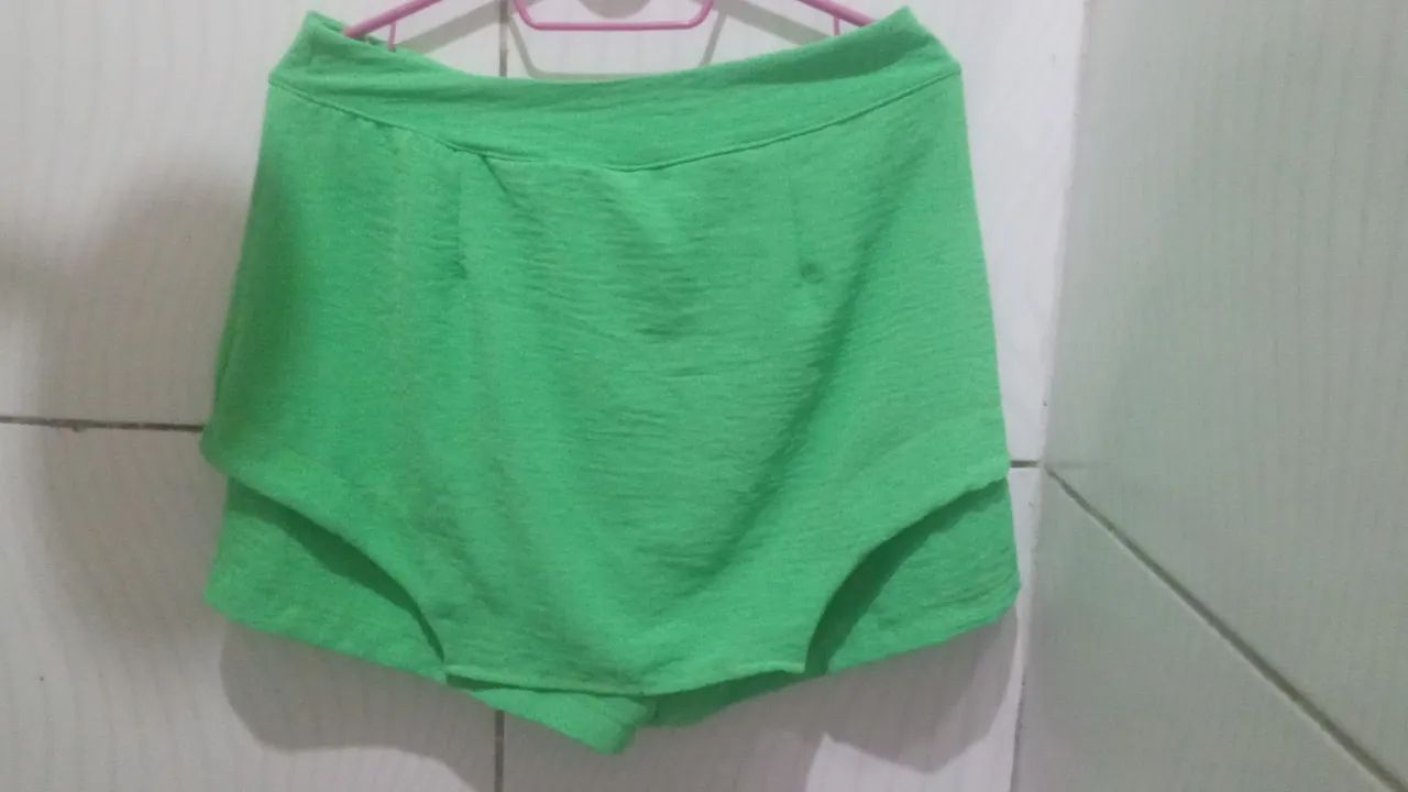 Shirt Saia Verde Feminino M  - Foto 4