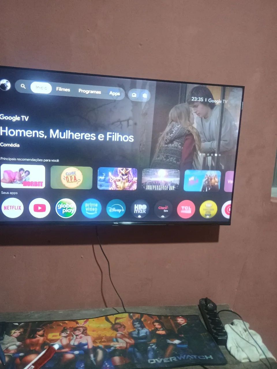 Smart tv TCL Android 43 polegadas 5 meses de uso com nota fiscal estado excelente  - Foto 2