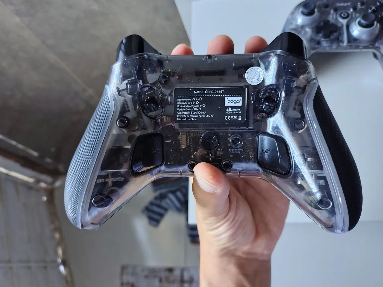 02 Controles Ípega 9666-T (Compatível com PS3/PS4/PC e Android) - Foto 2