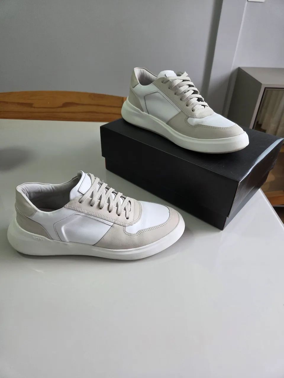 Tênis Rise Couro Off White Tam 41