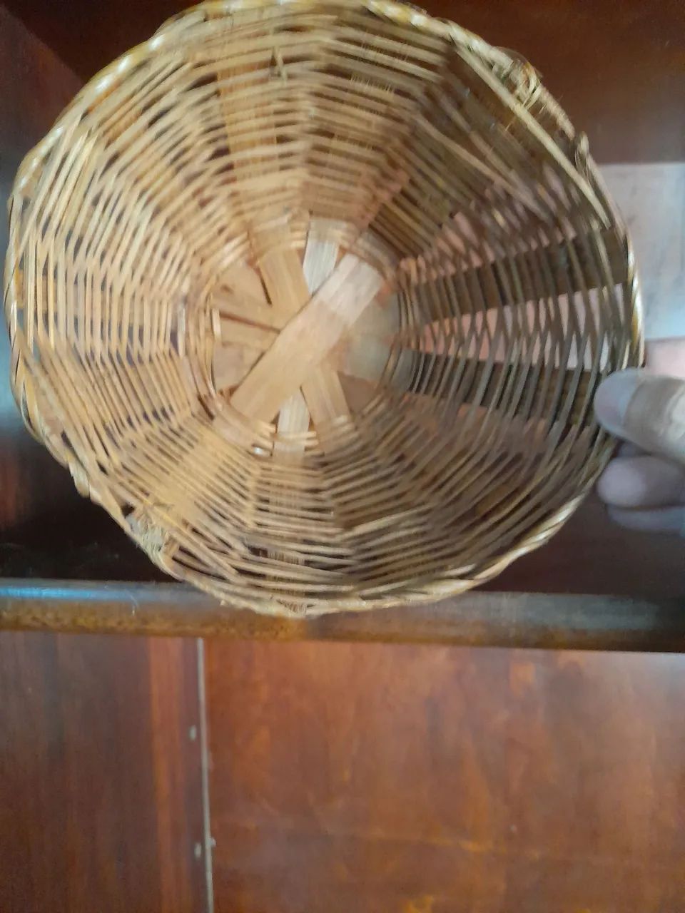 Cestinha em vime. - Foto 3