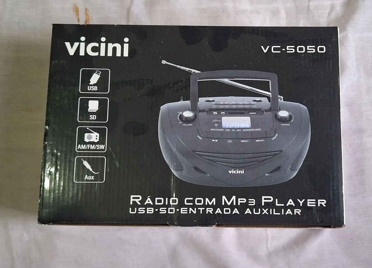 RADIO COM USB e MP3 