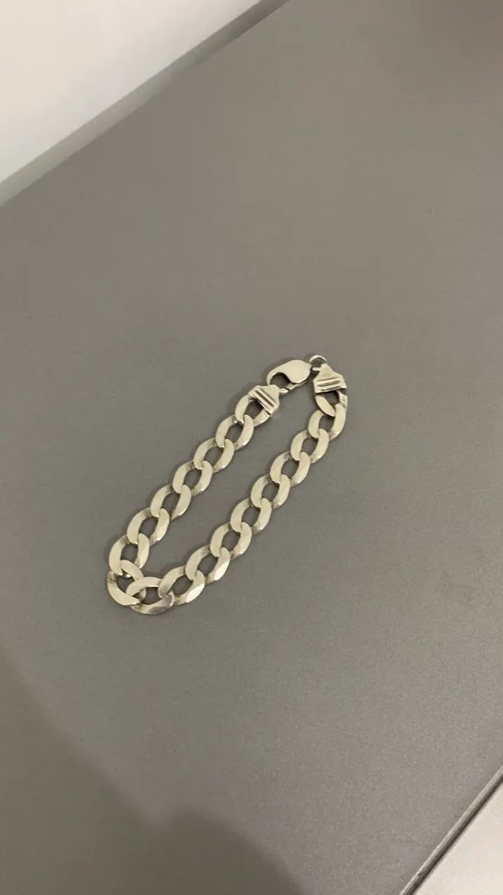 CORDÃO E PULSEIRA DE PRATA - Foto 4
