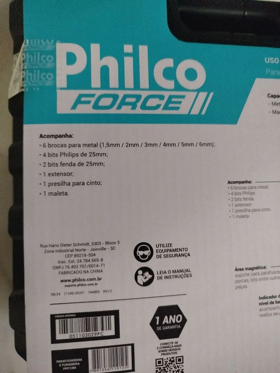 Parafusadeira e Furadeira Philco NOVA  - Foto 4