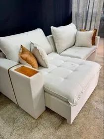Sofá Cama Bel. (2,38m) em Linho ? Dividimos Em Até 10x Sem Juros - Foto 3