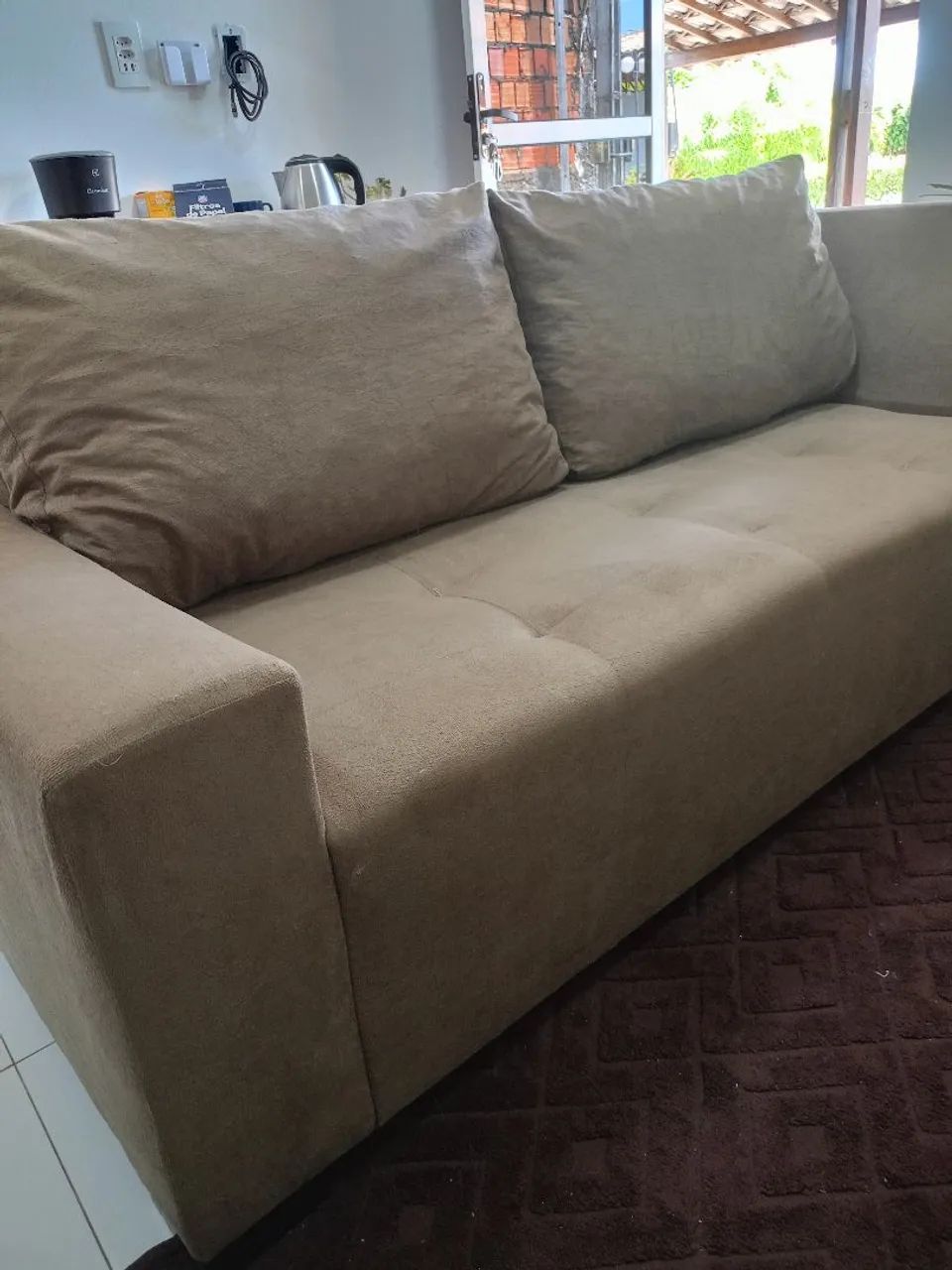 Sofá 3 Lugares Conservado  - Foto 3