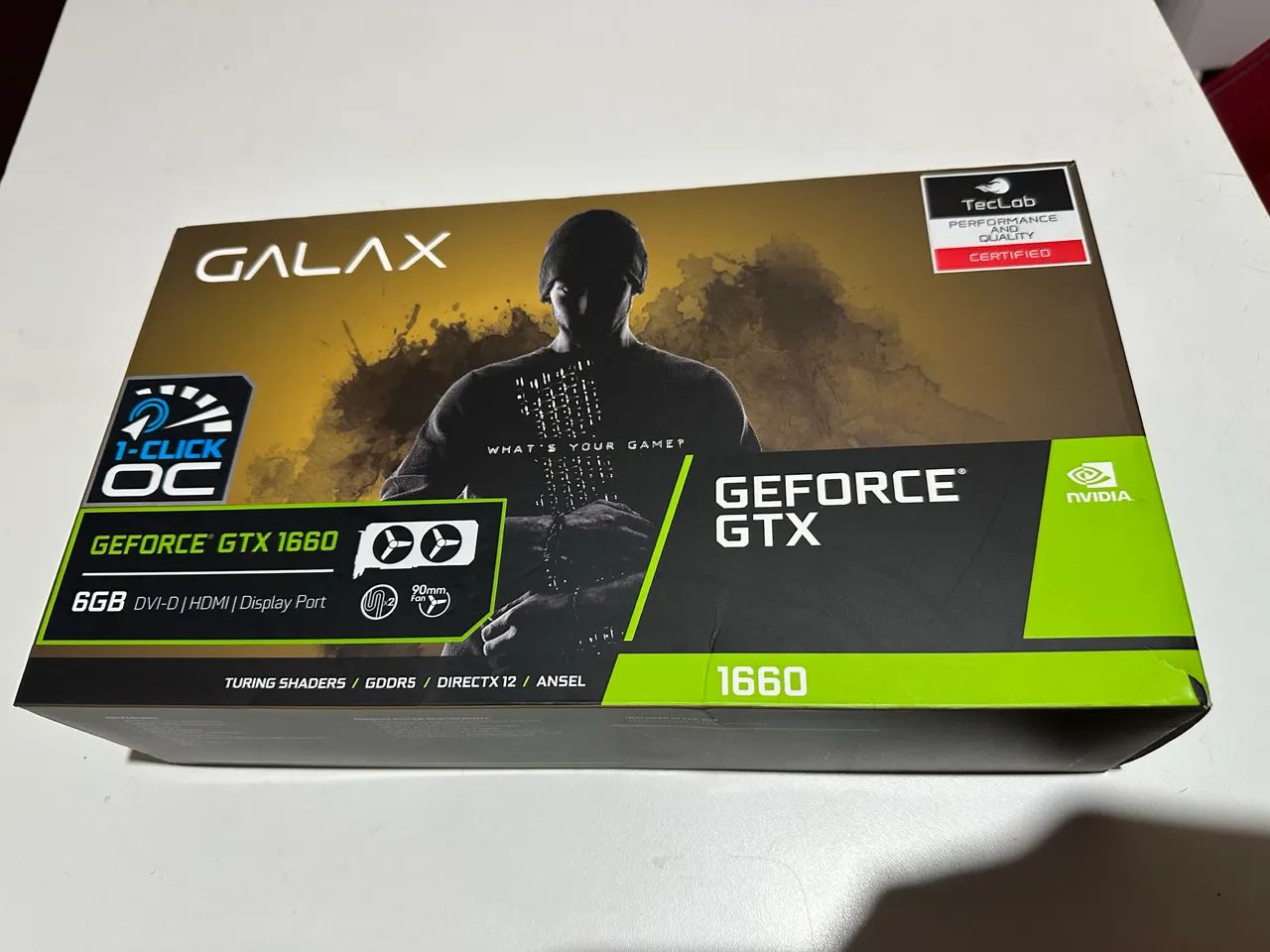 Placa de Vídeo Geforce GTX 1660