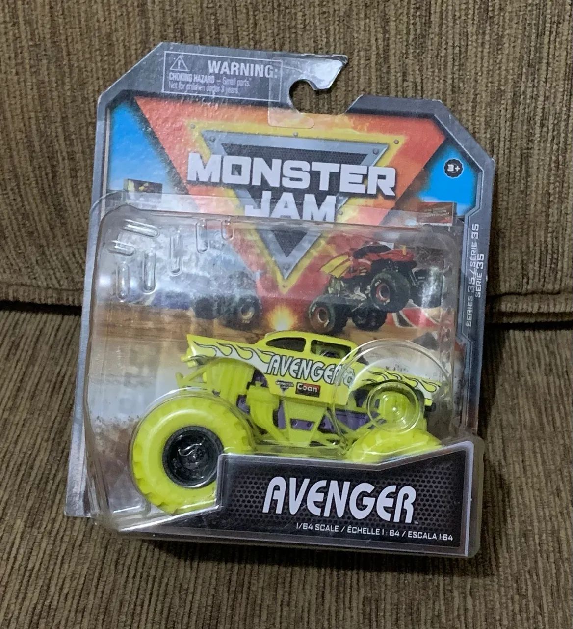 Miniatura Monster Truck Linha Monster Jam Avenger lacrado Spin Master  - Foto 3