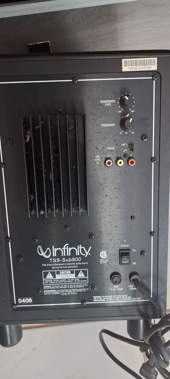 07 caixas de som + subwoofer Infinity  - Foto 2