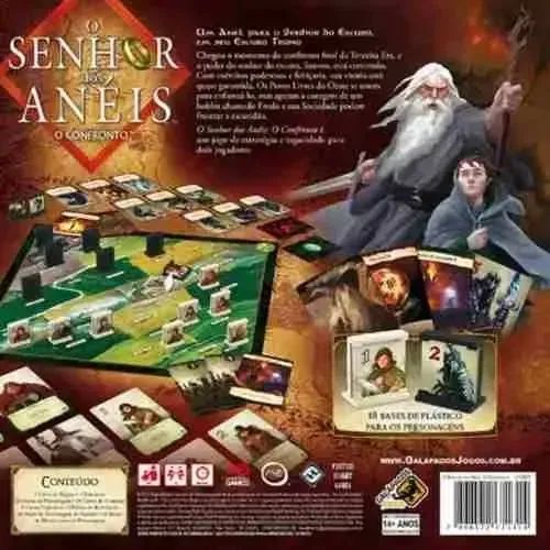 Senhor dos anéis o confronto boardgame para 2 jogadores- usado sleevado - Foto 2
