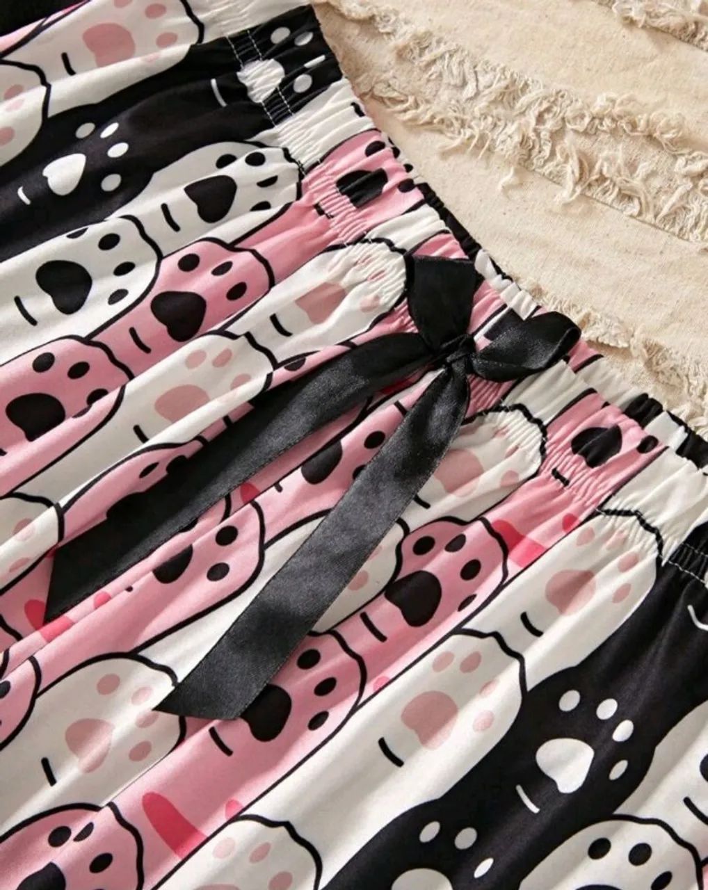 Pijama Gatinho com camiseta e calça - Foto 2