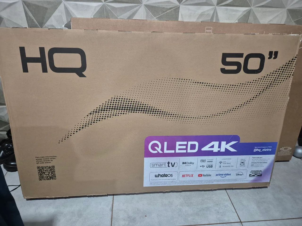 SMART TV HQ 50" 4K - Foto 3