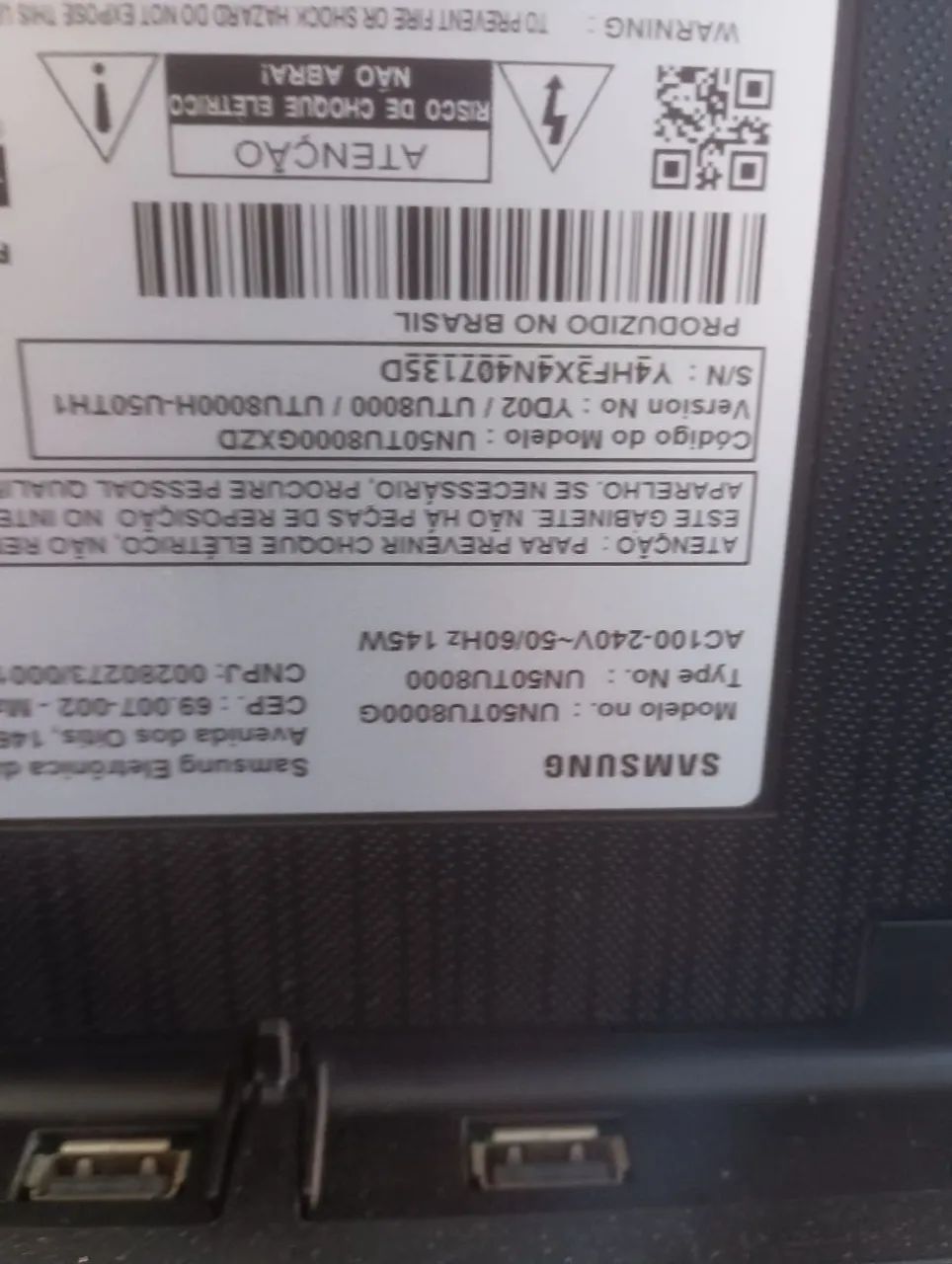 Tv Samsung 50 polegadas defeito tela  - Foto 3