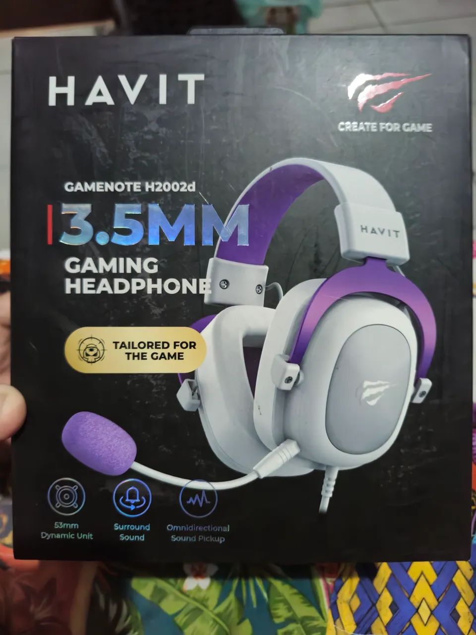 Headset Haavit 2002D