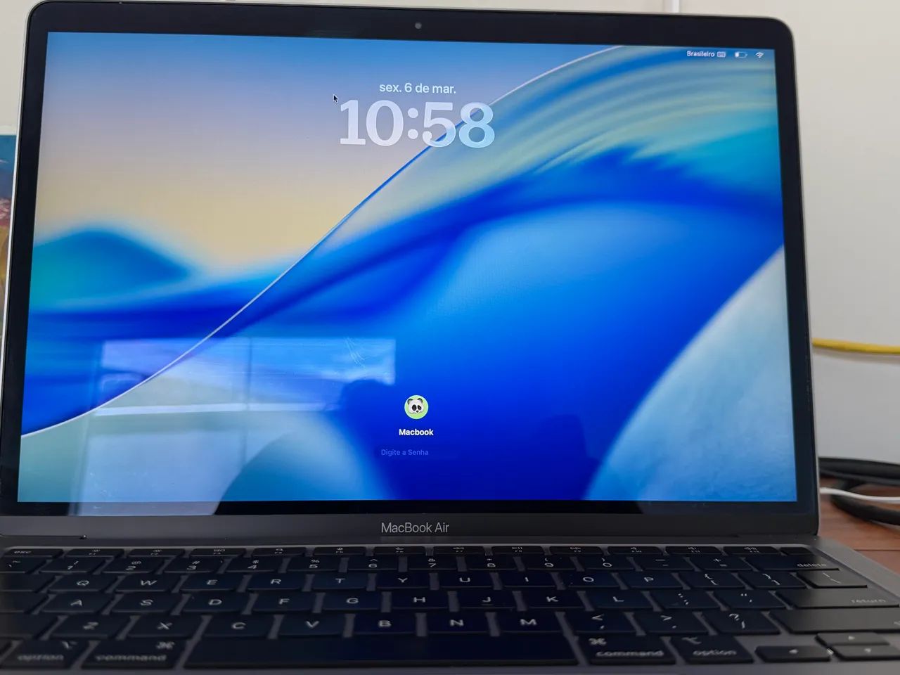 MacBook Air Apple M1 (8GB RAM, 256GB SSD) - Cinza Espacial - Completo na Caixa - Foto 2