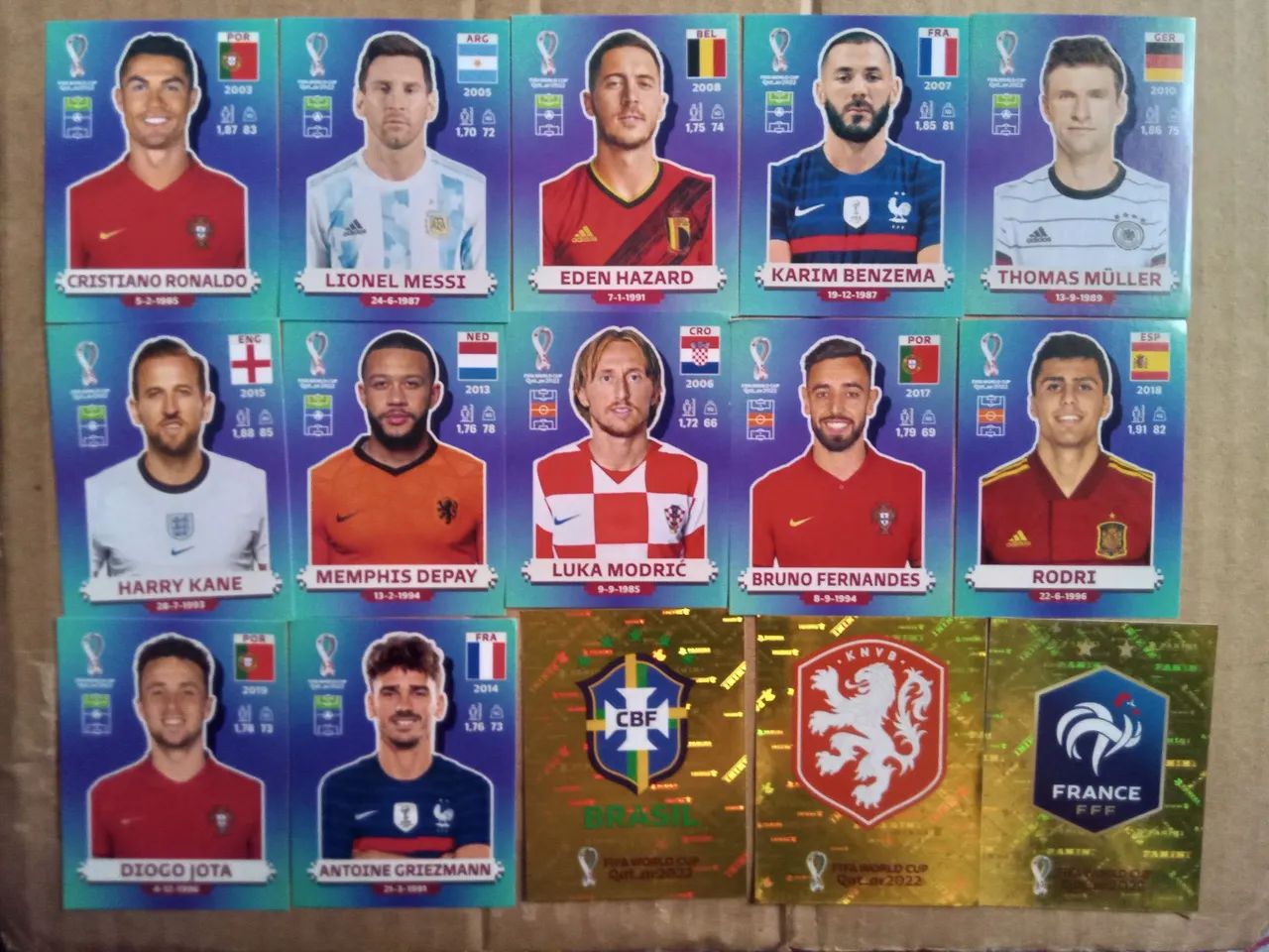 Lote Figurinhas Copa Qatar 2022