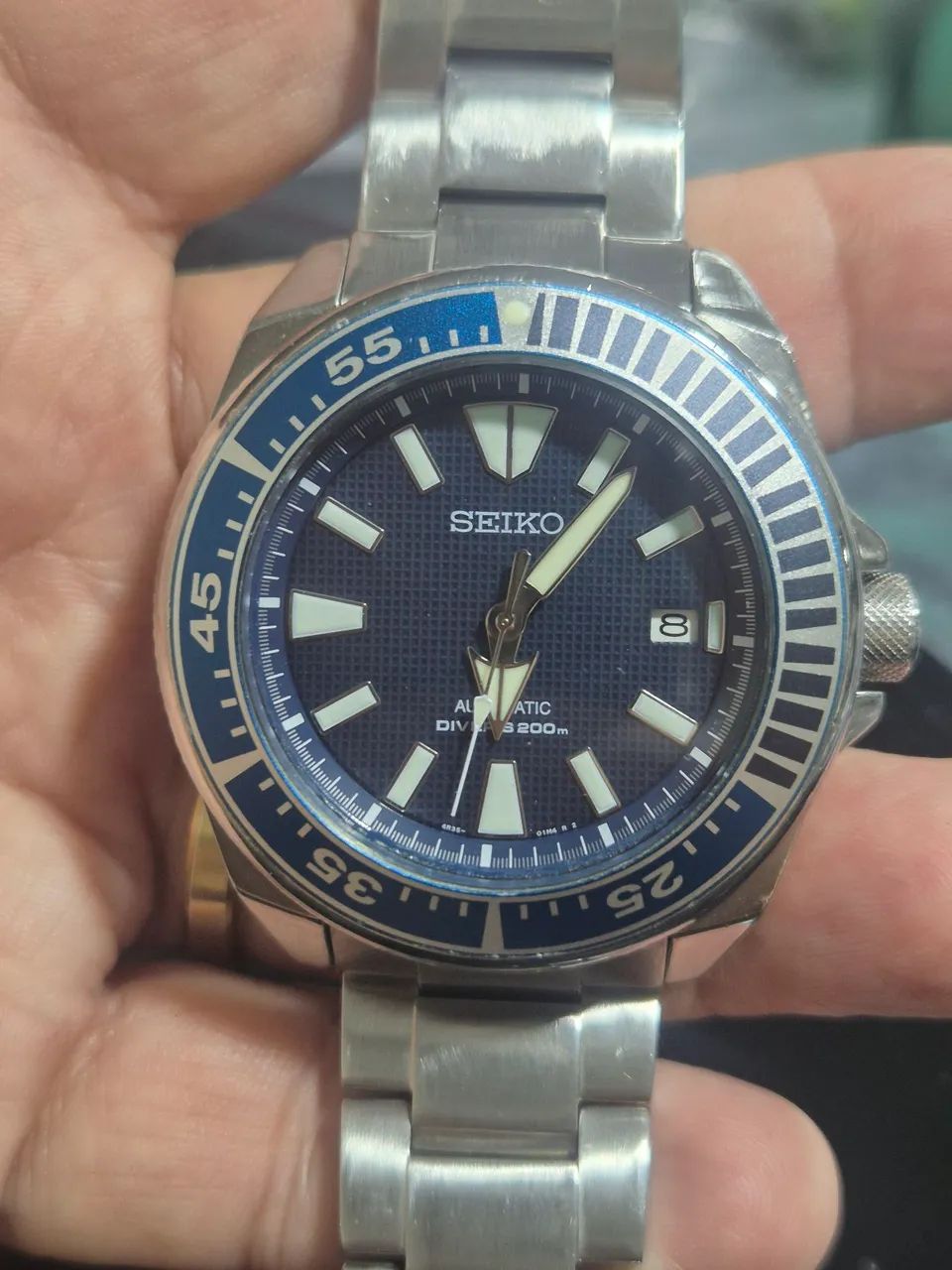 Relógio SEIKO PROSPEX SAMURAI  AUTOMÁTICO  200 METROS    -   FUNCIONANDO PERFEITAMENTE - Foto 3
