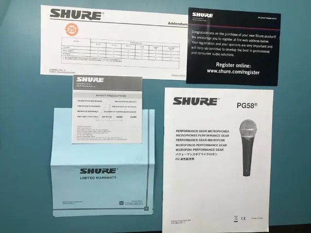 MICROFONE SHURE PG58 - Foto 6