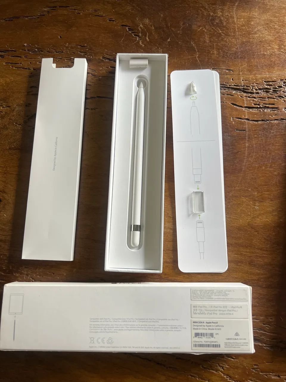 Apple Pencil 1ª Geração (Original) - Com Caixa e Adaptador - Foto 4