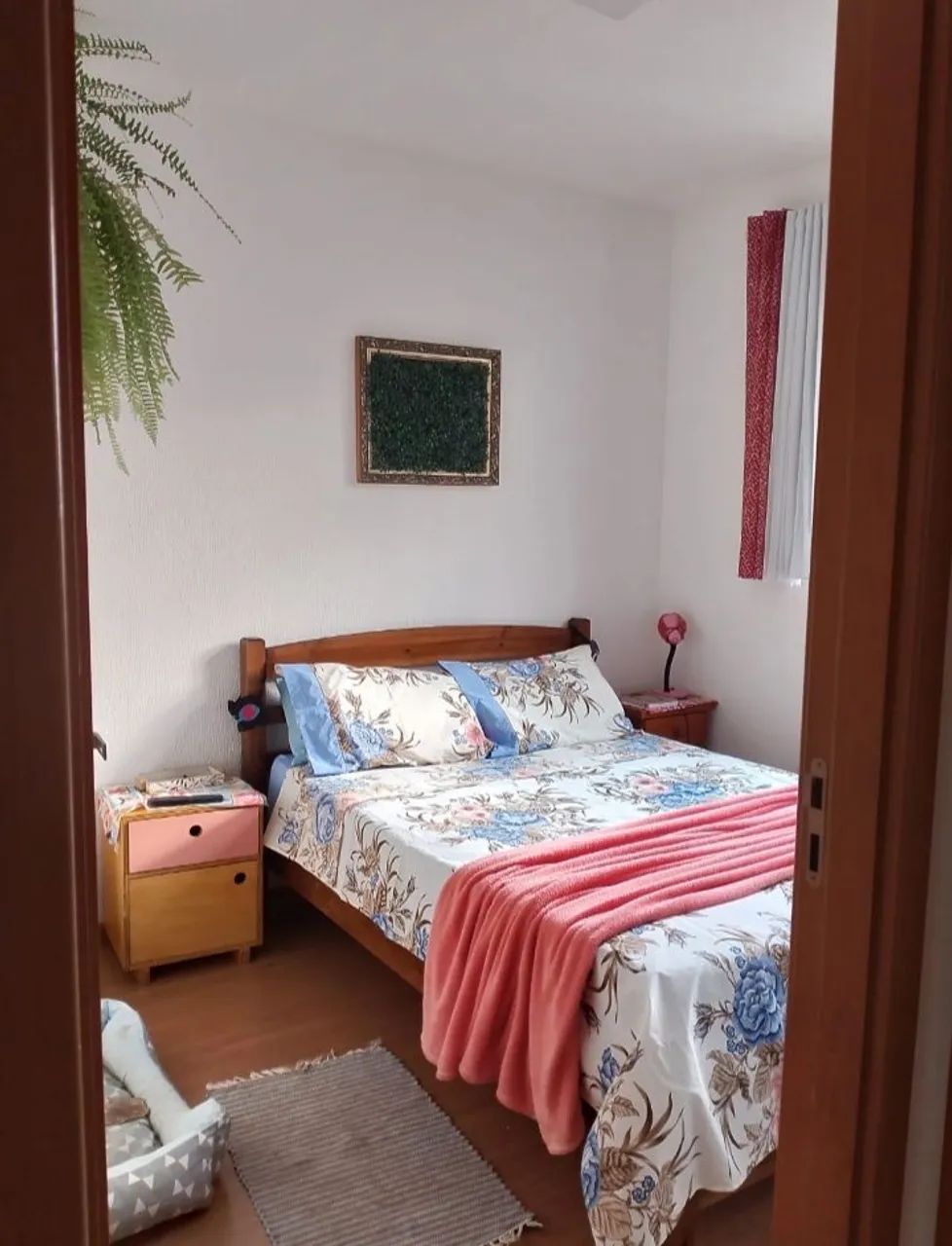Cama de casal e colchão 