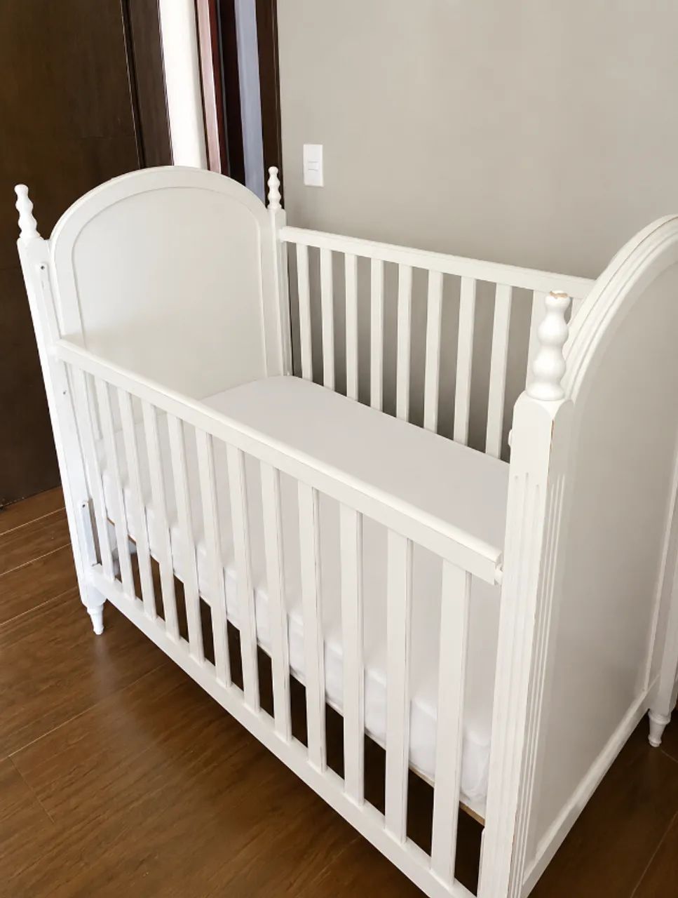 Berço e Cama babá Provençal em madeira maciça - Foto 3