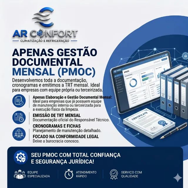 PMOC Completo com Responsabilidade Técnica (TRT/CAT) - Empresas - Foto 3