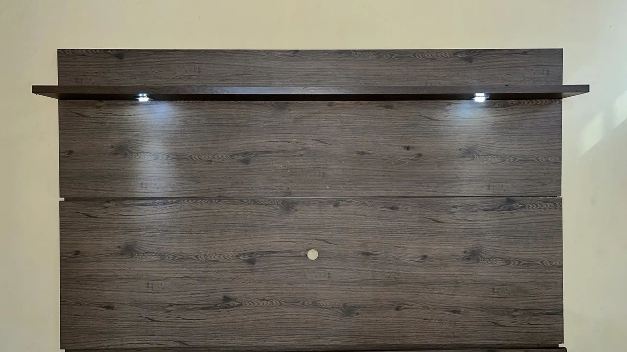 Rack suspenso para TV, com gaveta e Led  - Foto 2