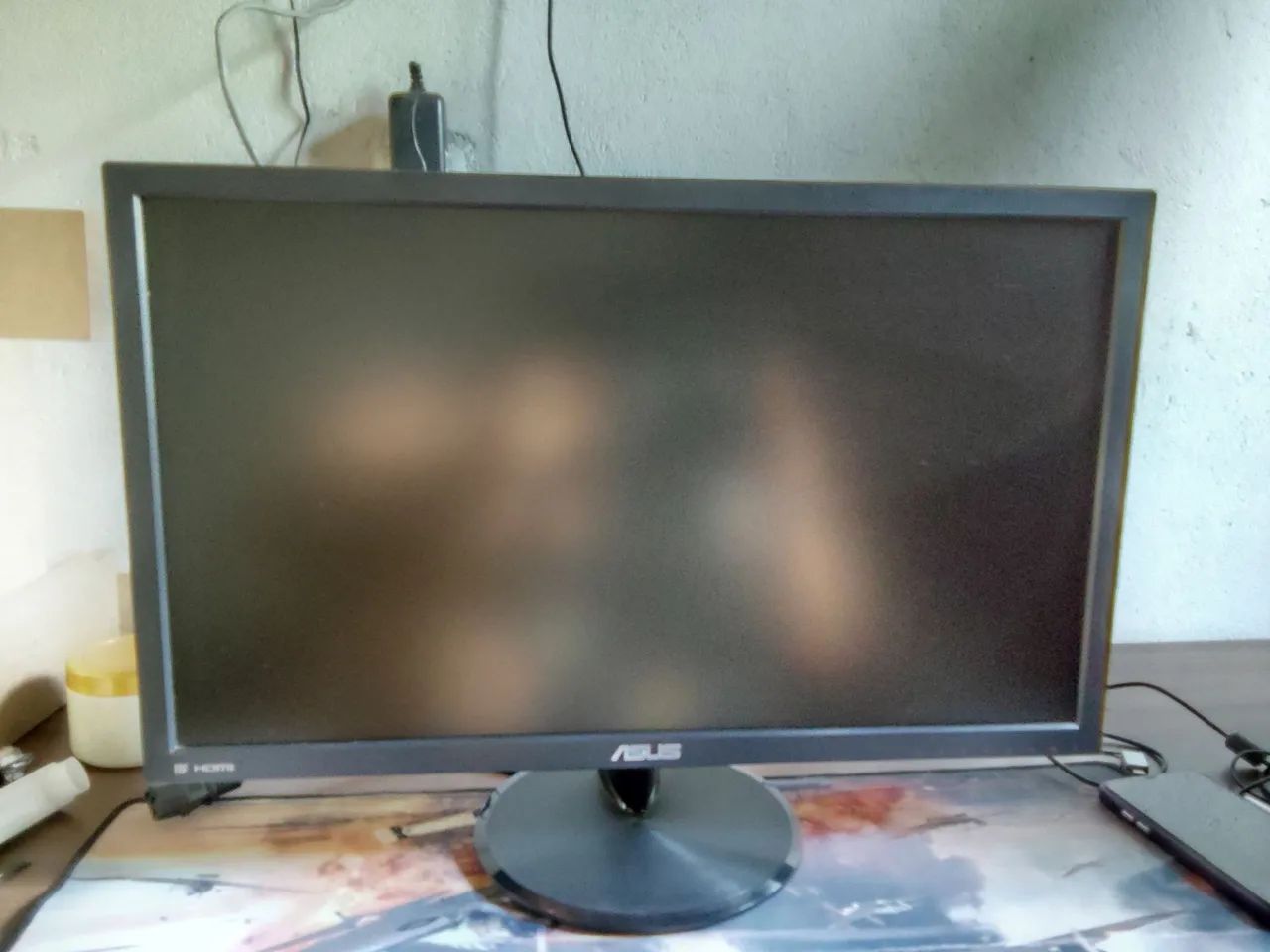Monitor gamer Asus 24 polegadas HDMI display port com som integrado 