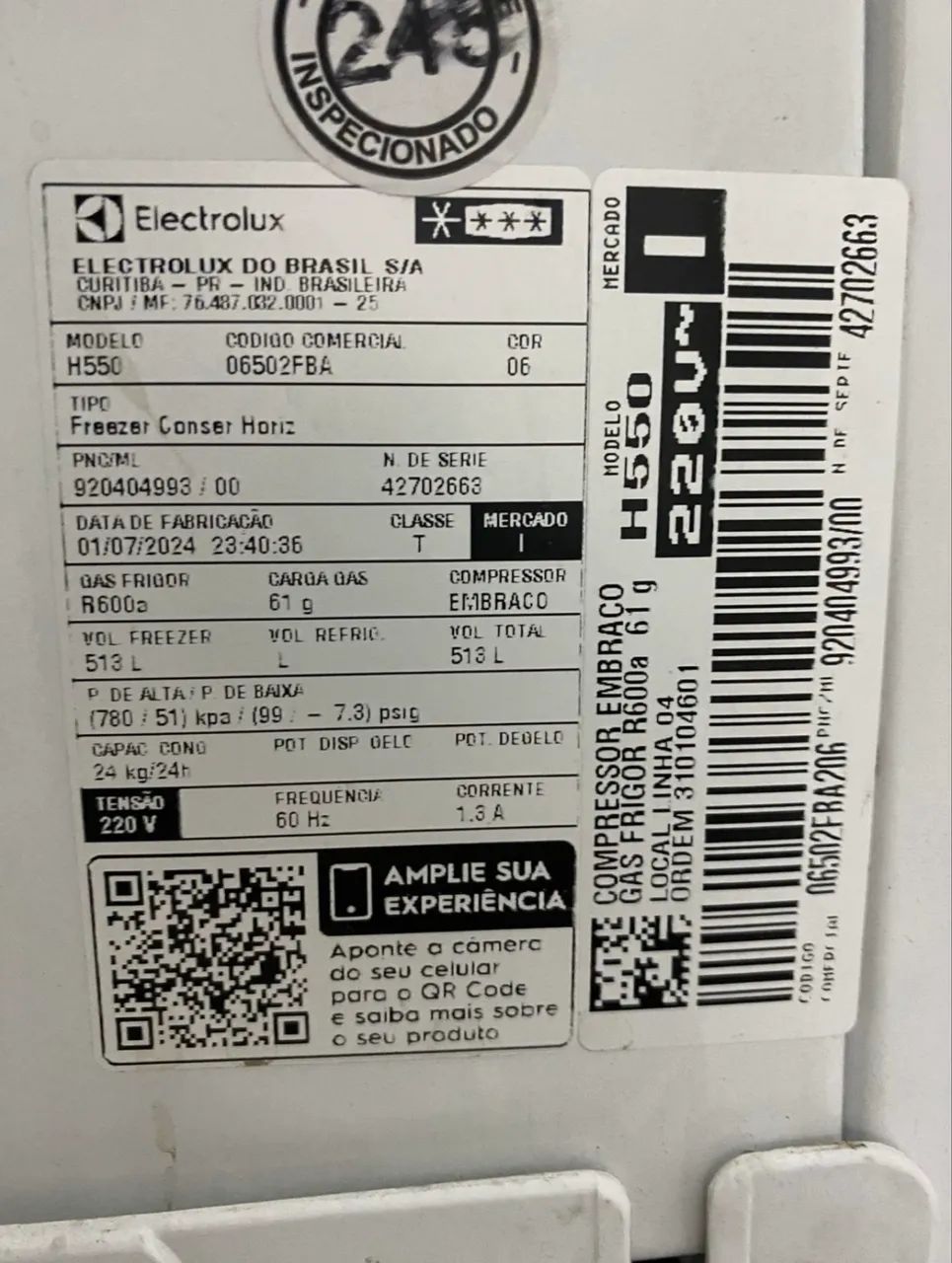 Freezer Horizontal Electrolux 513L - Foto 4