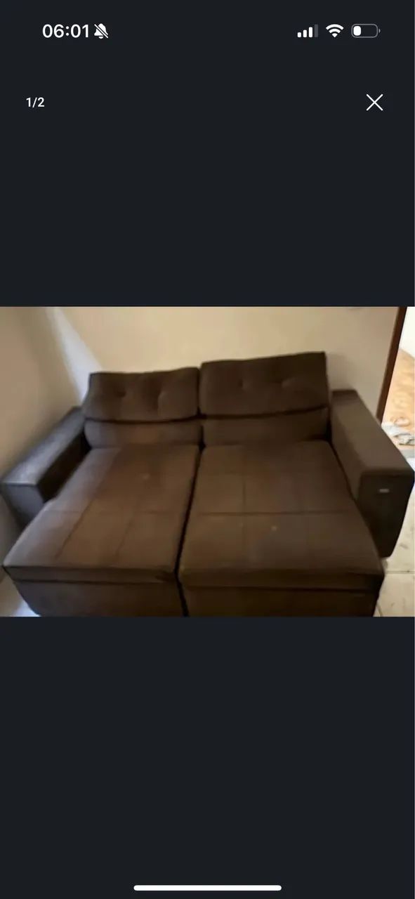 VENDO SOFÁ SEMI NOVO