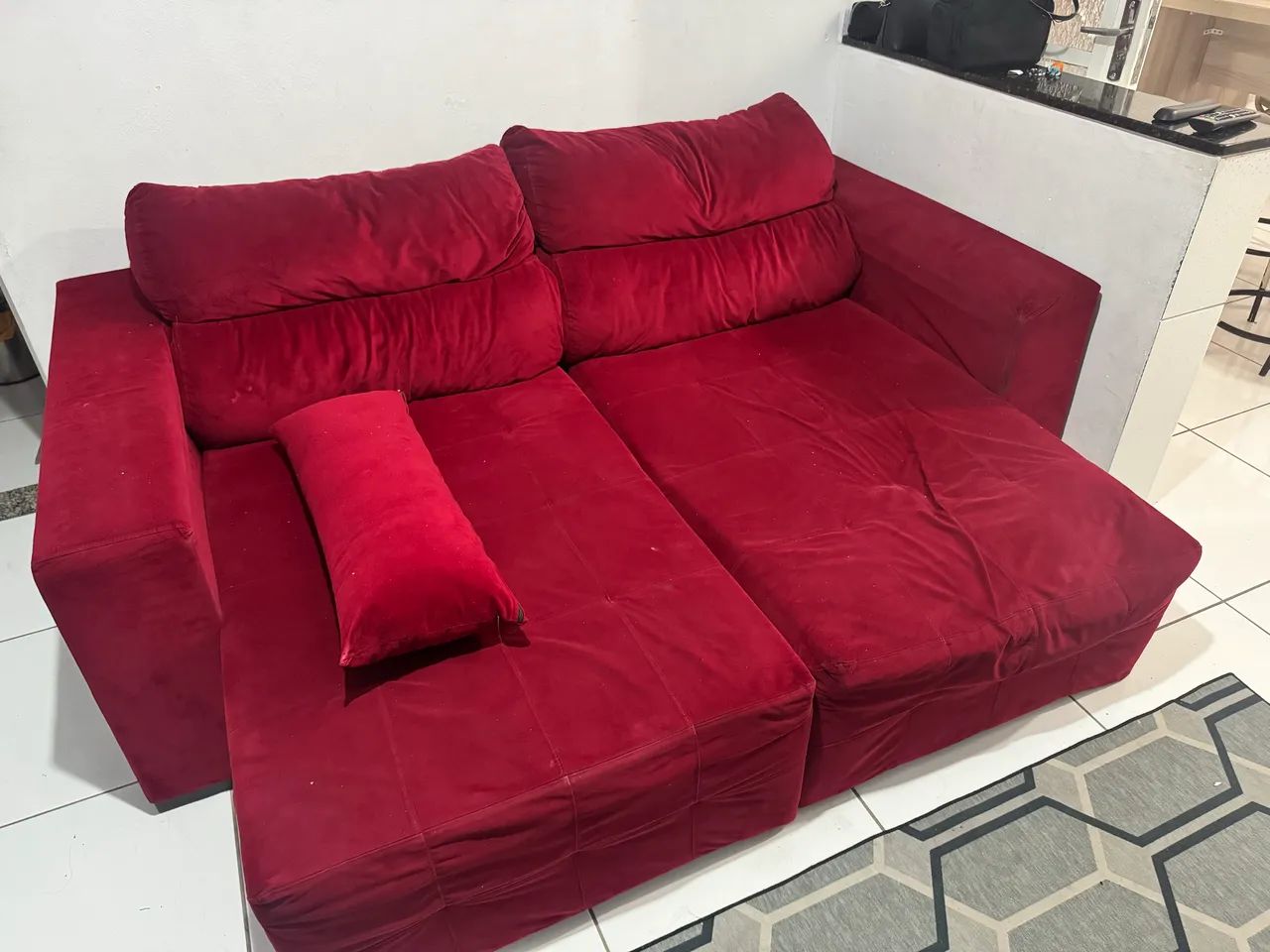 Sofa Retrátil - 215cm - Foto 2