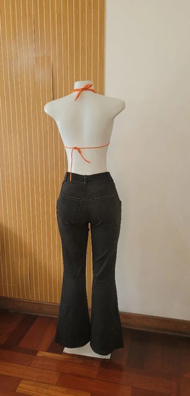 Cal ça jeans boot cut alta bobô - Foto 2