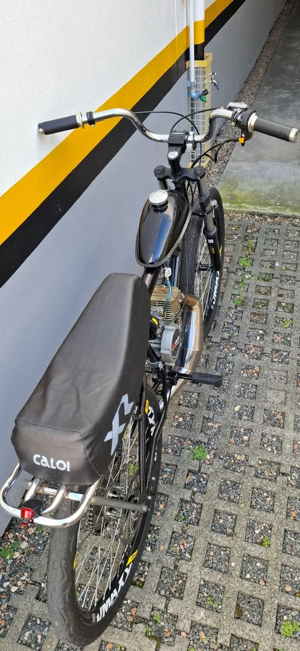 Bicicleta Motorizada Semi Nova 100CC ARO 26 - Foto 4