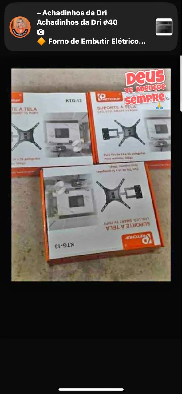 Suporte articulado de 13 a 55 polegadas 