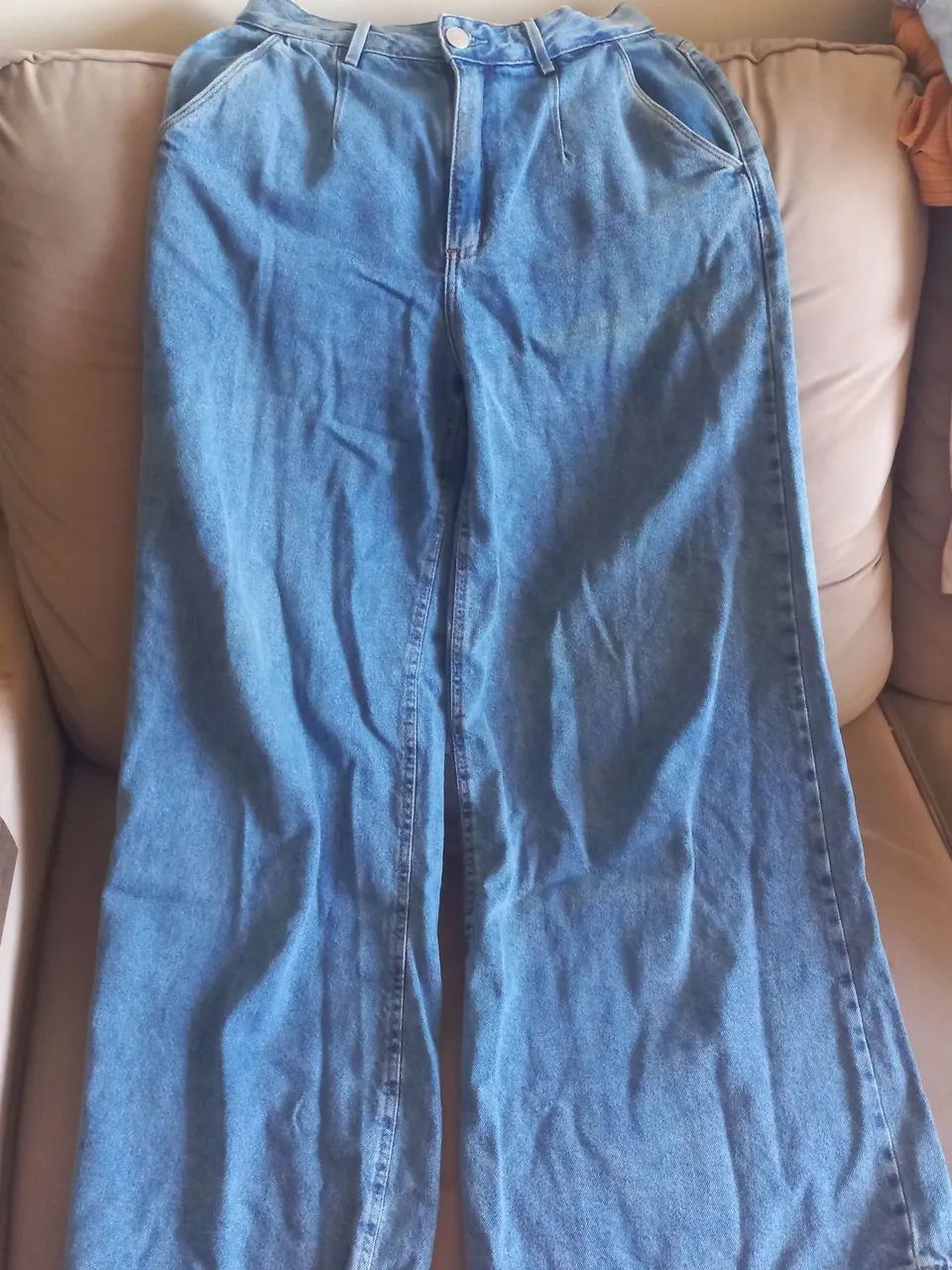 Calça super wide