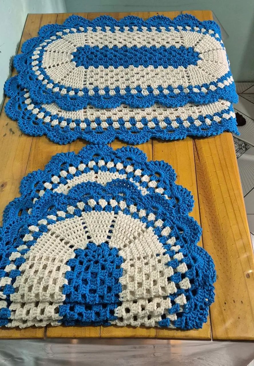 Jogo de Passadeira em Crochê 