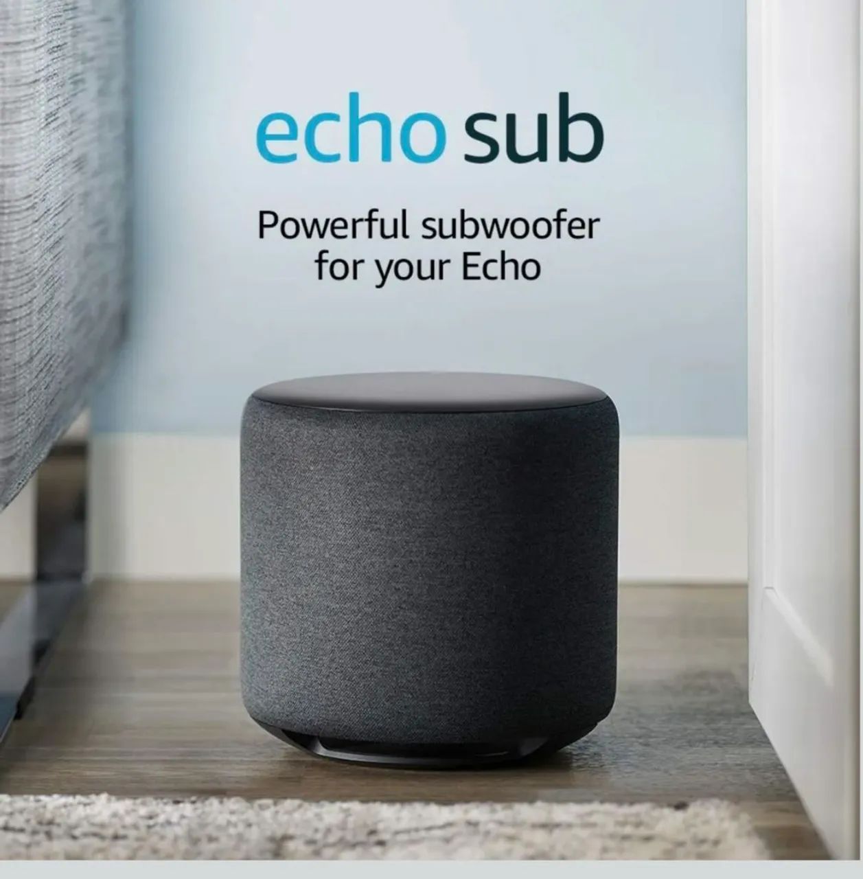 Amazon Echo Sub Original - Subwoofer para Alexa - Novo sem uso