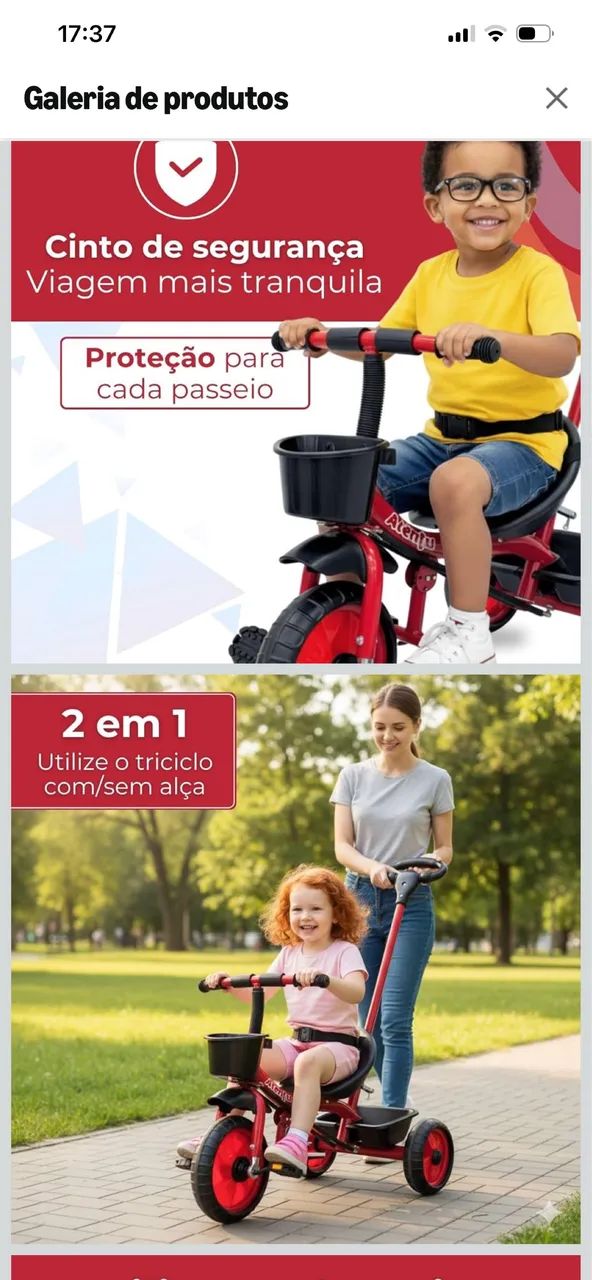 Triciclo infantil  - Foto 5