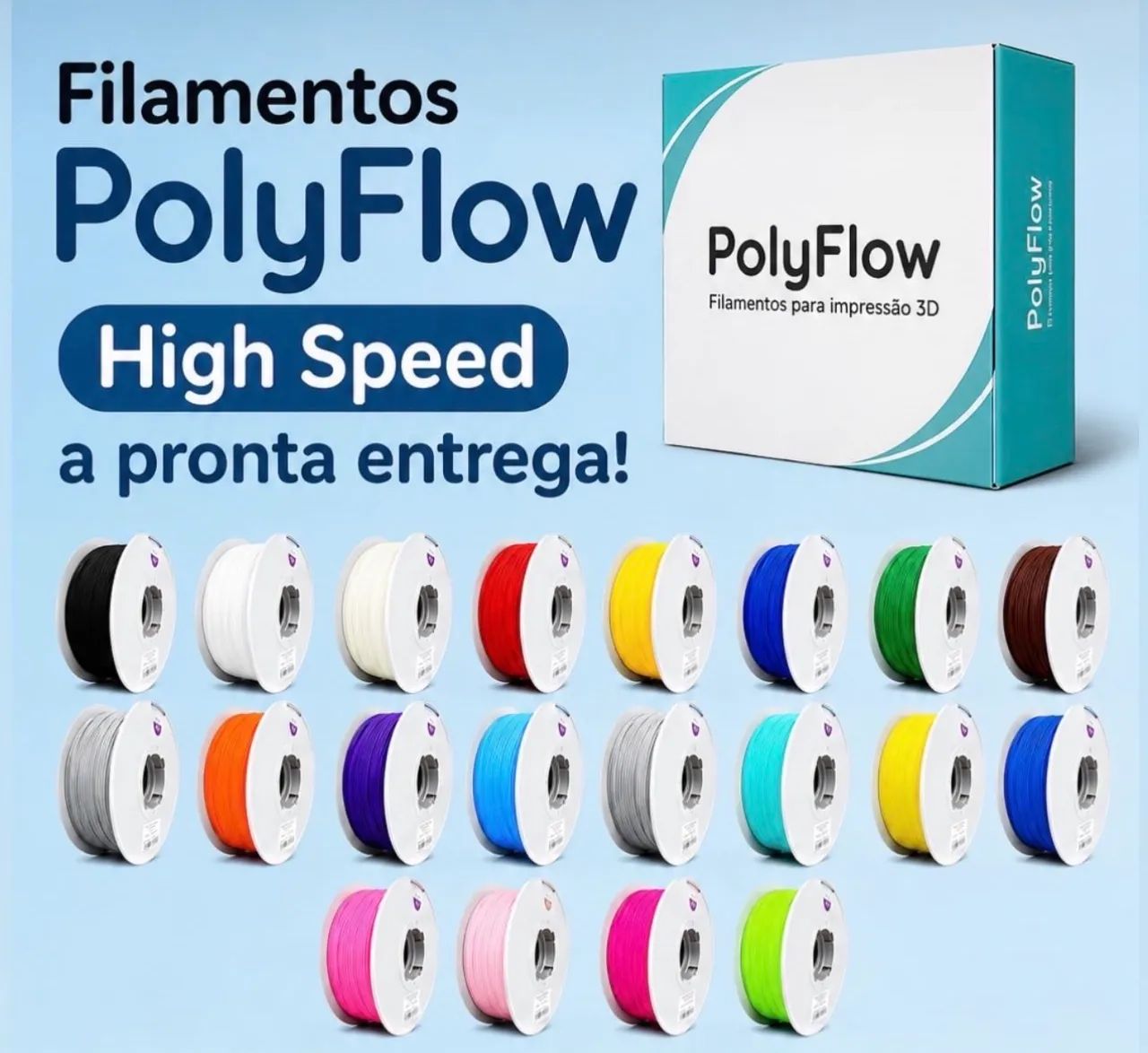 Filamentos PLA High Speed diversas cores  - Foto 2