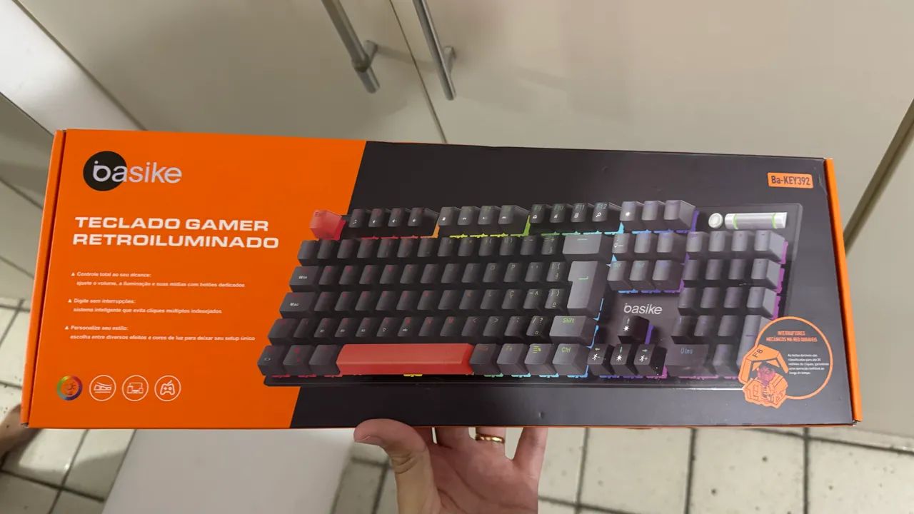 Teclado Mecânico da Basike RGB  - Foto 3