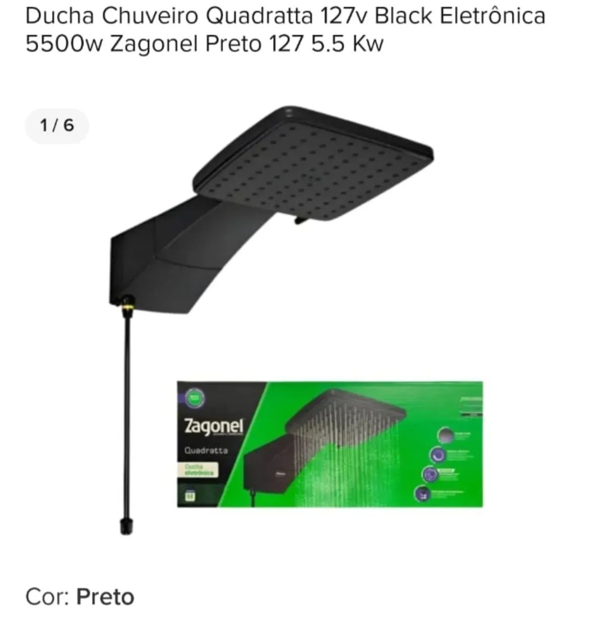 Chuveiro Zagonel 127 V