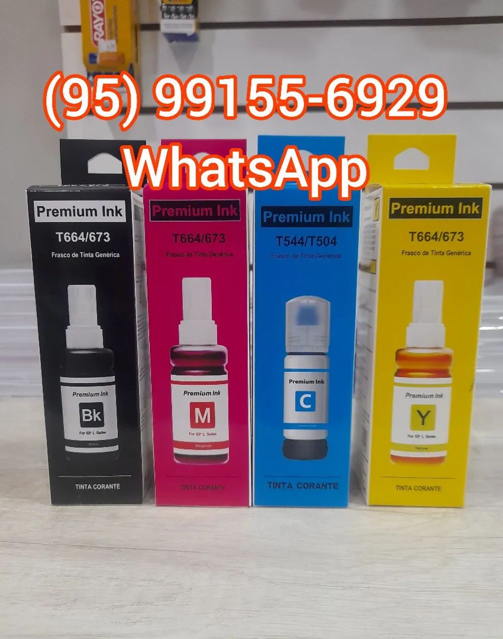 Refil de tintas Epson modelo l200 l355 e l396 e cia 429414224003092481