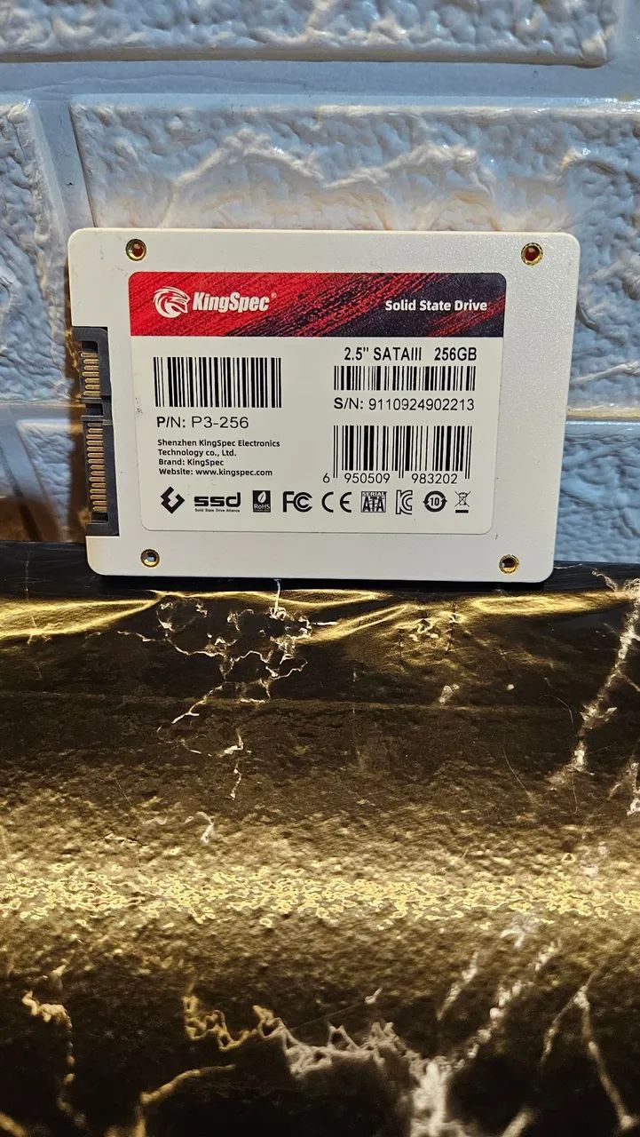 Ssd 256 gigas 